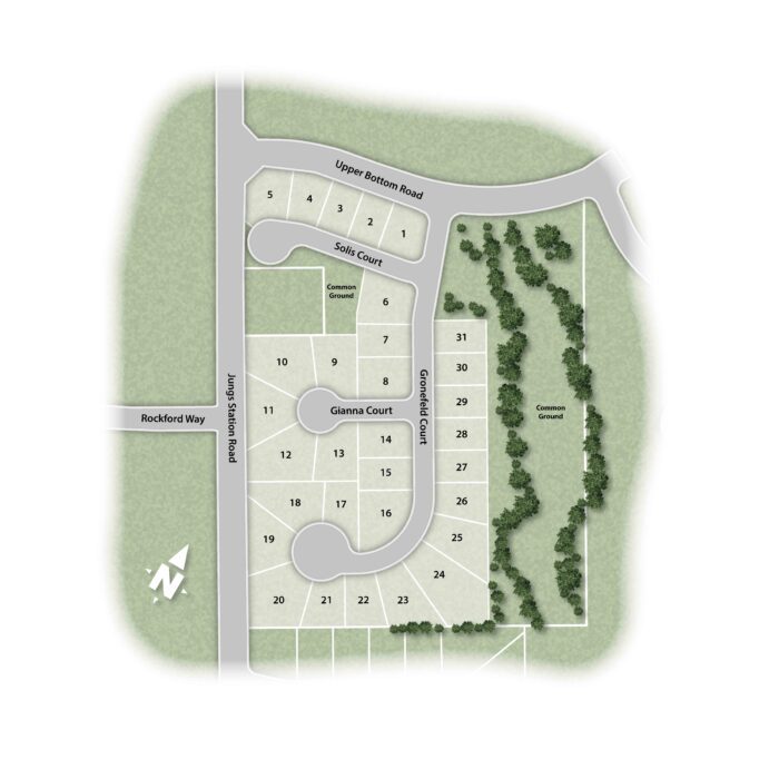 Gronefeld Manor Site Map