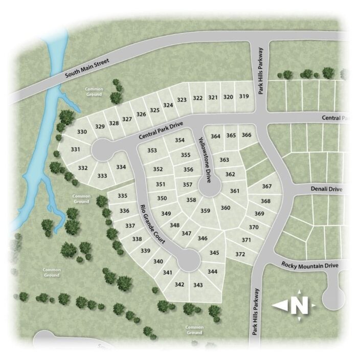 The Summit at Park Hills Site Map