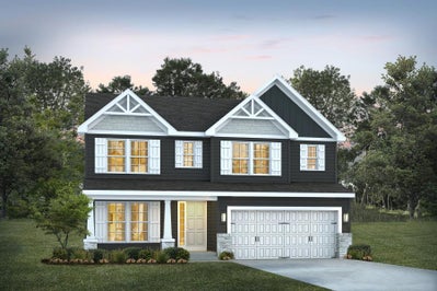 Elevation E - Craftsman. New Home in Foristell, MO