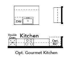 First Floor - Optional Gourmet Kitchen