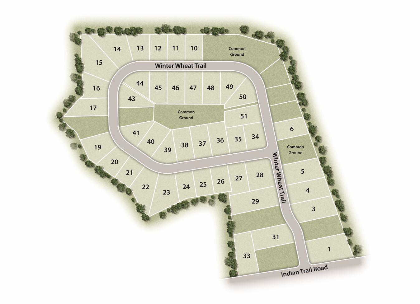 Bend Ridge Estates Site Map